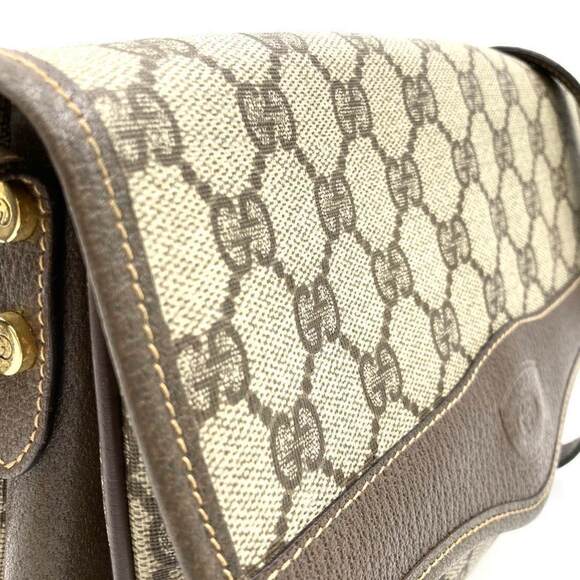 GUCCI Brown Leather Shoulder Bag - Picture 3 of 13